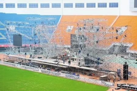 大型演出舞台搭建应注意的安全事项 大型演出舞台搭建应注意的安全事项