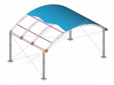 如何搭建舞台桁架灯光音响工程？