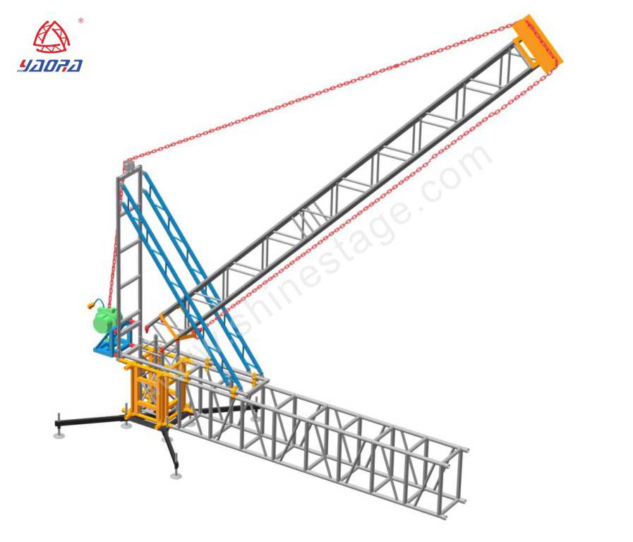舞台灯光桁架立柱自动升降系统
